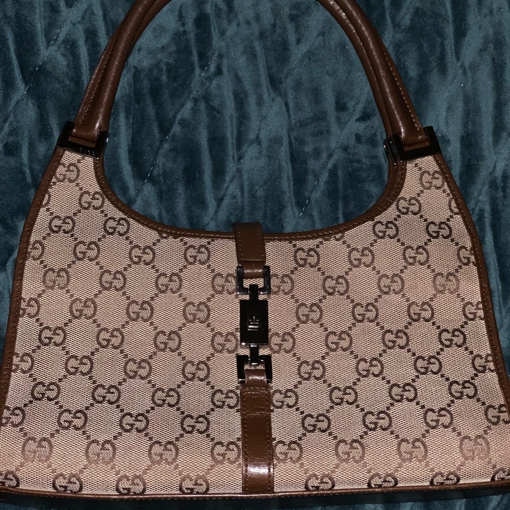 Authentic Gucci handbag and Gucci glasses